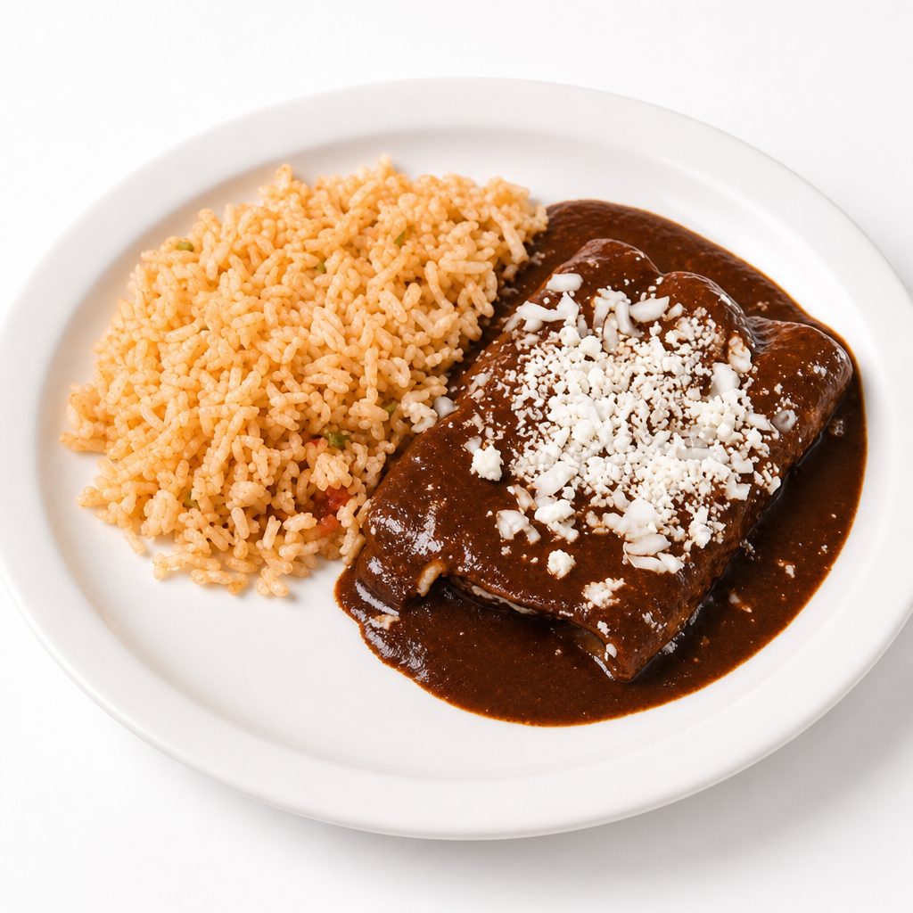 Enchiladas Poblanos.