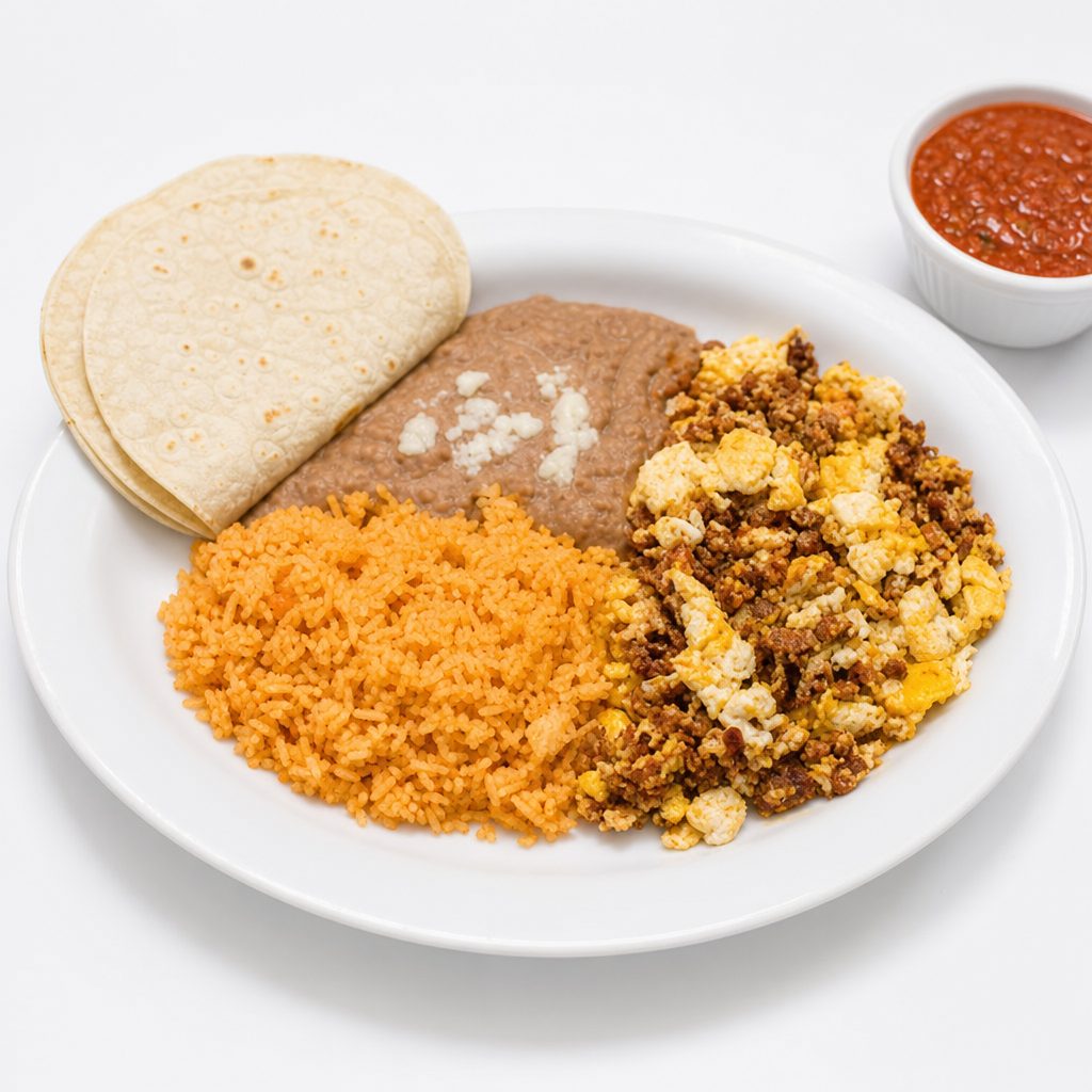 Huevos Con Chorizo.