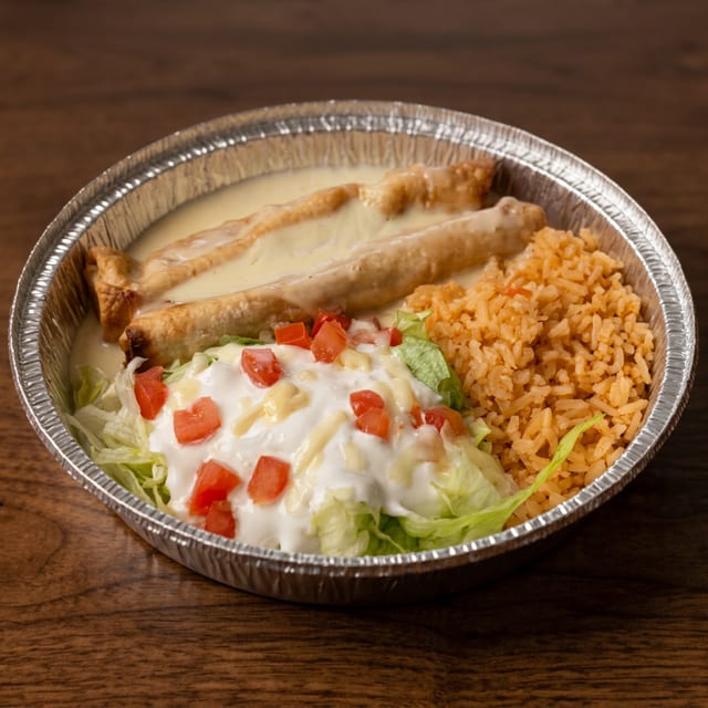 Chimichangas Dinner.